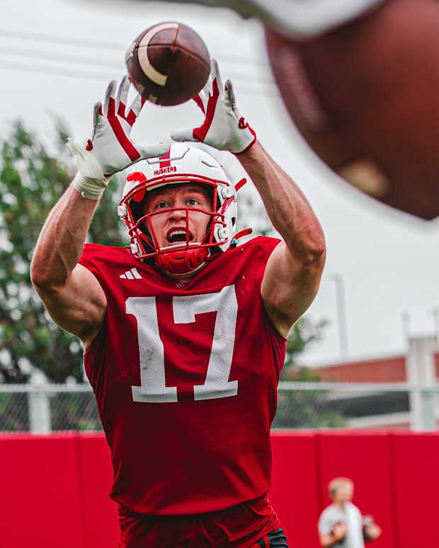 Ty Hahn wide receiver 2023-08-02 fall camp day 3